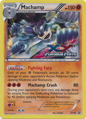 Machamp XY13 Sheen Holo Promo - Furious Fists Prerelease